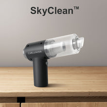 SkyClean kabelloser Akku-Handstaubsauger fürs Auto mit transparentem Behälter